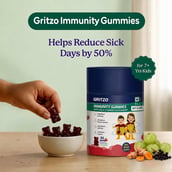 3 - Gritzo Immunity Gummies 7+ Years,  30 gummies  Strawberry