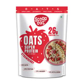 1 - Scoopeat 26g Super Protein Oats, 400 g Strawberry