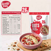 4 - Scoopeat 26g Super Protein Oats, 400 g Strawberry (Pack of 2)