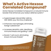 5 - Rooted Active Naturals Hexose Correlated Compound (AHCC) Mushroom Extract, 60 veggie capsule(s)