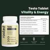 8 - Rooted Active Naturals Testo, 30 tablet(s) Unflavoured
