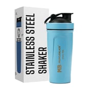 1 - MuscleBlaze Stainless Steel Gym Shaker, Blue 700 ml