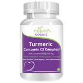 Natures Velvet Turmeric Curcumin C3 Complex, 60 capsules