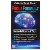 GNC Focus Formula, 60 tablet(s)