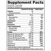 supplementfact - VPX Zero Carb SRO Whey Protein Isolate, 4.4 lb Serious Chocolate