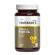 TrueBasics Fish Oil with 1150mg Omega-3 525mg EPA 375mg DHA,  60 capsules 