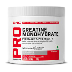 1 - GNC Pro Performance Pure Micronized Creatine Monohydrate, Unflavoured 0.22 lb
