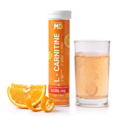 2 - MuscleBlaze L-Carnitine PRO - 3300mg Triple Strength Formula Effervescent,  10 tablet(s)  Tangy Orange 