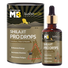 Koshaveda Shilajit Pro Drops by MuscleBlaze,  30 ml 