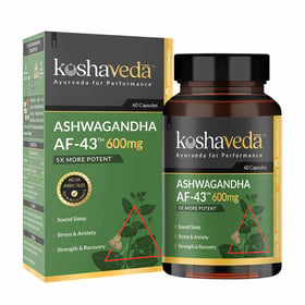 Koshaveda Ashwagandha AF-43 600mg,  60 capsules 