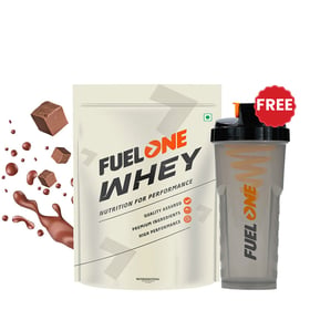 Fuel One Whey Protein Powder,  1 kg  Fudge Chocolate 