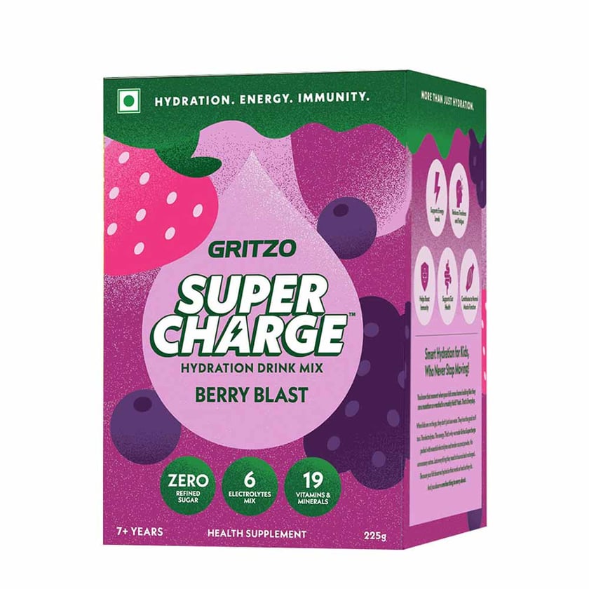 Gritzo Supercharge Hydration Drink Mix