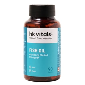 2 - HK Vitals Fish Oil 1000mg with 180mg EPA and 120mg DHA,  90 capsules 