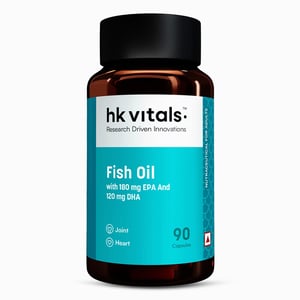 2 - HK Vitals Fish Oil 1000mg with 180mg EPA and 120mg DHA,  90 capsules 