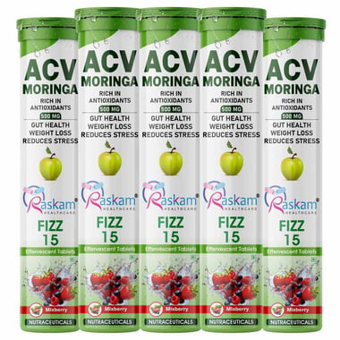Raskam ACV Moringa- 15 tablet(s) Mixberry (Pack of 5)