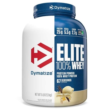 Dymatize Elite Whey Protein, 2.27 kg (5 lb), Gourmet Vanilla