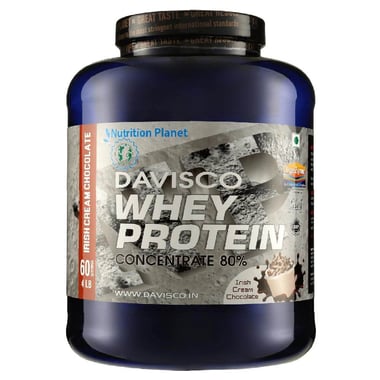 Nutrition Planet Davisco Whey Protein with Added DigeZyme, 4 lb Irish Cream Chocolate