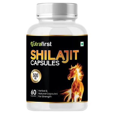 NutraFirst Shilajit (500 mg), 60 capsules