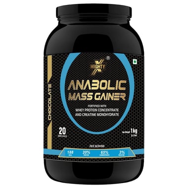 MightyX Anabolic Mass Gainer,  2.2 lb  Chocolate 