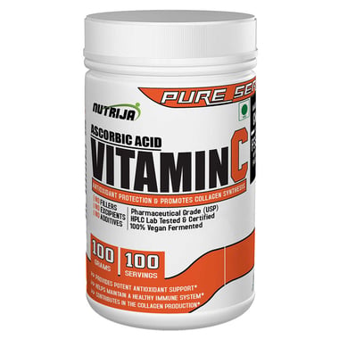 NutriJa Vitamin C, 100 g Unflavoured