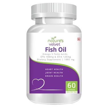Natures Velvet Fish Oil, 60 softgels