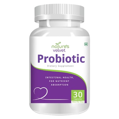 Natures Velvet Probiotic,  30 capsules  Unflavoured 