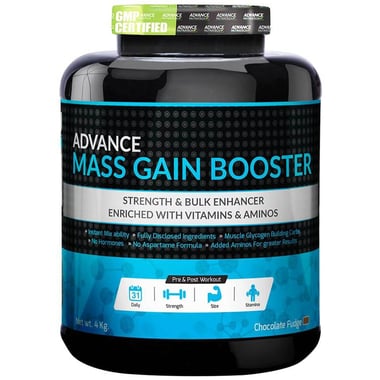 Advance Nutratech Mass Gain Booster, 8.8 lb Chocolate Fudge