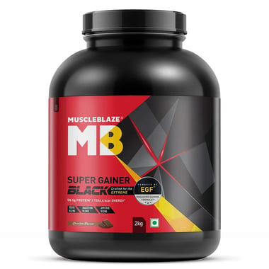 MuscleBlaze Super Gainer Black OP, 4.4 lb Chocolate