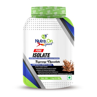 Nutra On Pure Isolate, 2.2 lb Supreme Chocolate
