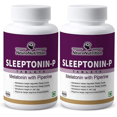 NeuroNutrition Sleeptonin-P, 60 tablet(s) Unflavoured (Pack of 2)