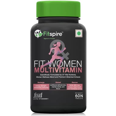 Fitspire Fit Multivitamin for Women,  60 tablet(s)  Unflavoured 