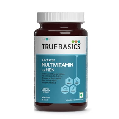 TrueBasics Advanced Multivitamin for Men,  90 tablet(s)  Unflavoured 