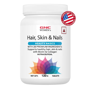 GNC Women's Hair Skin and Nails, 120 tablet(s) Unflavoured