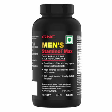 GNC Men's Staminol Max, 60 tablet(s) Unflavoured