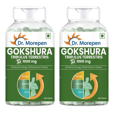 Dr. Morepen Gokshura (Pack of 2), 60 tablet(s)