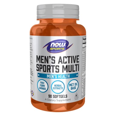 Now Men's Active Sports Multi,  90 softgels  Unflavoured 