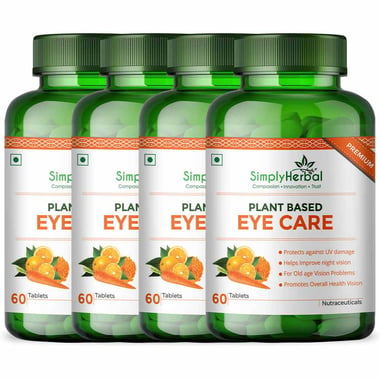 Simply Herbal Plant Based Eye Care (Pack of 4),  60 tablet(s) 