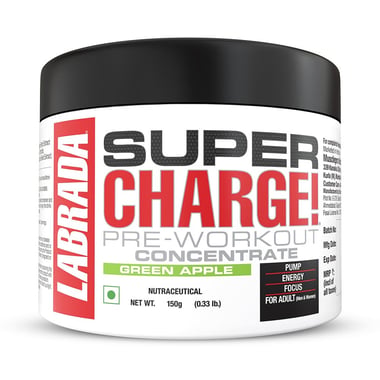 Labrada Super Charge Pre Workouts, 0.33 lb Green Apple