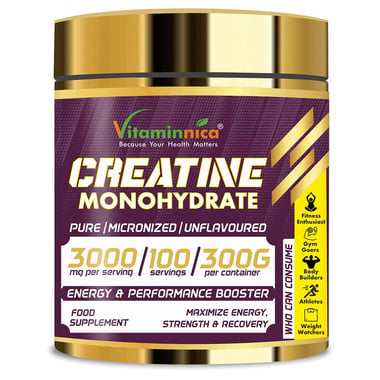 Vitaminnica Creatine Monohydrate,  Unflavoured  0.66 lb 