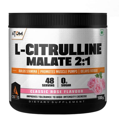 AS-IT-IS Nutrition ATOM L-Citrulline Malate,  0.22 lb  Classic Rose 
