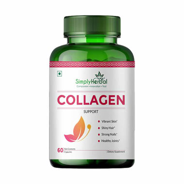 Simply Herbal Collagen Support 1000mg, 60 capsules Unflavoured