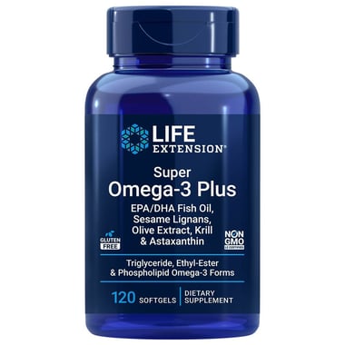 Life Extension Super Omega-3 Plus,  120 softgels 