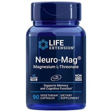 Life Extension Neuro-Mag Magnesium L-Threonate, Unflavoured 90 veggie capsule(s)