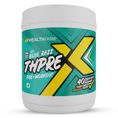 Healthfarm ThPre X Pre-Workout,  1.1 lb  Icy Blue Razz 