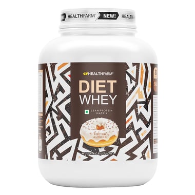 Healthfarm Diet Whey, 4.4 lb Butter Almond