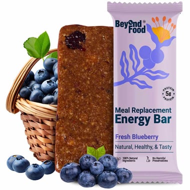 Beyond Food Meal Replacement Energy Bar,  6 Piece(s)/Pack  Fresh Blueberry 