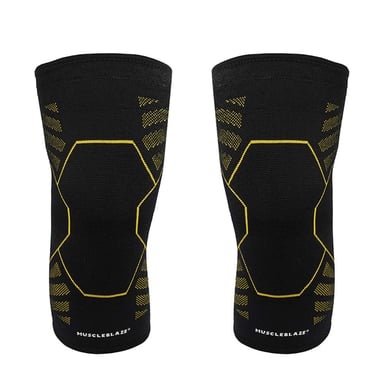 MuscleBlaze Knee Support, Black Large