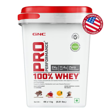 GNC Pro Performance 100% Whey Protein, 8.81 lb Assorted