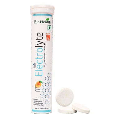 Bio Health Electrolyte,  20 tablet(s)  Orange 