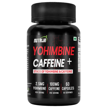 NutriJa Yohimbine Plus Caffeine, 60 capsules Unflavoured